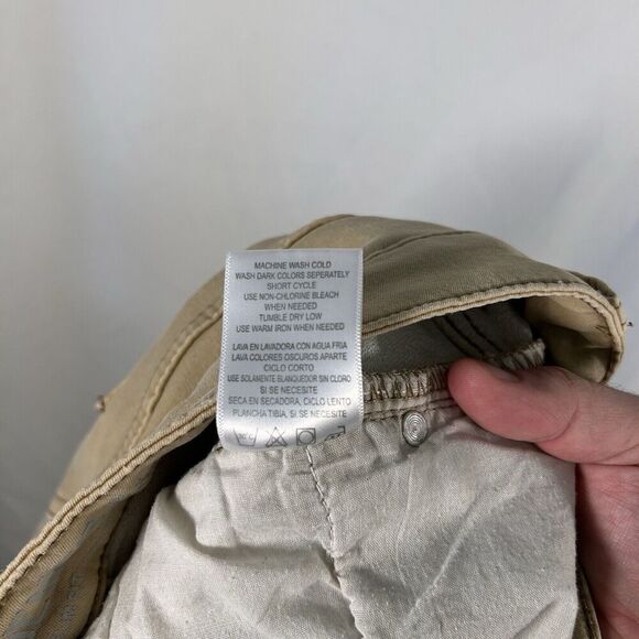 Vintage Genes Black Jeans Men's 30x30 Khaki Pants Tapered Cotton Blend - Picture 12 of 13